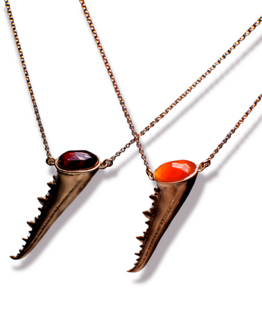Crab Claw Necklace - Gwen Delicious Jewelry Designs